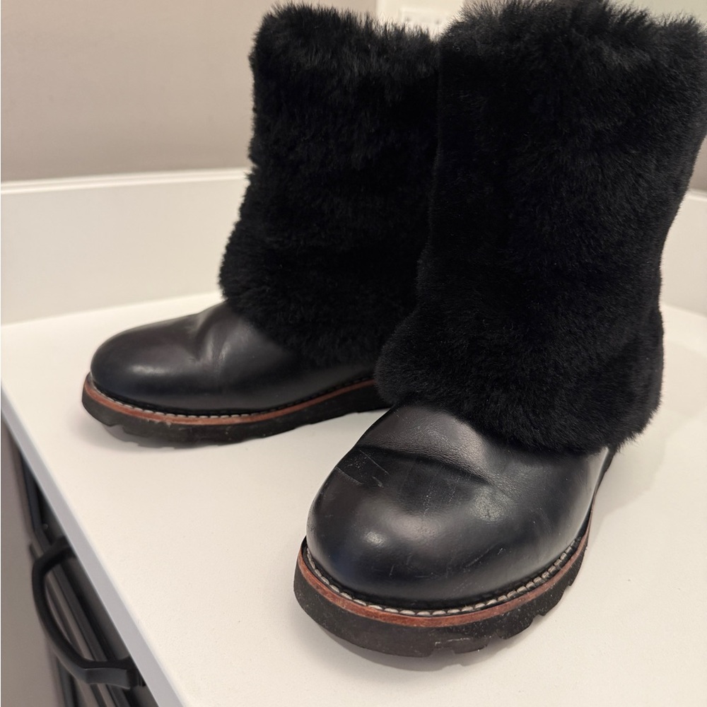 UGG Maylin Shearling Black Boots